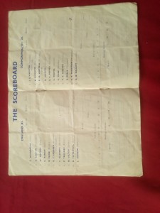 1954-55 Floodlit Cricket at Bury FC. England XI v Commonwealth XI for sale on Ebay