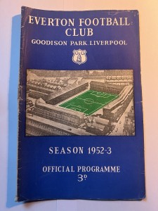 EVERTON V BIRMINGHAM CITY, Div  2 - 1952/53 See Notes And Photo For Condition for sale on Ebay