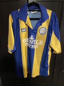 Original Asics Leeds United 1993/1994 Away Shirt Mens Large for sale on Ebay