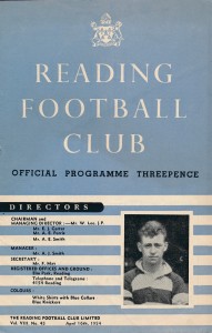 Reading Reserves v Leicester City (Combination) 1953/1954 for sale on Ebay