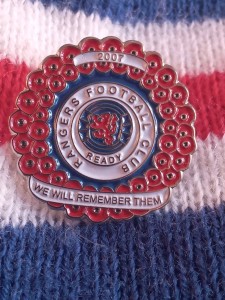 GLASGOW RANGERS FC 2007 ERSKINE PIN BADGE for sale on Ebay