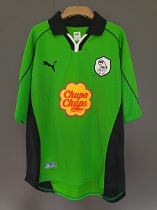 Sheffield Wednesday Goalkeeper Shirt Green 2000 2001 Chupa Chups Large Puma for sale on Ebay