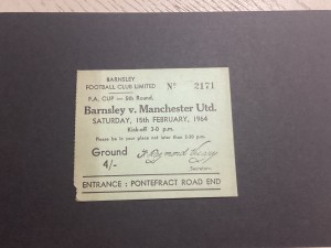 Barnsley v Manchester United Ticket Stub 15th February 1964 FA Cup for sale on Ebay