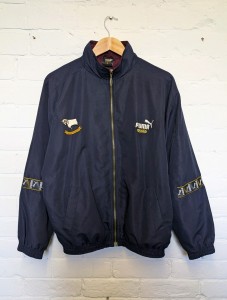 Vintage Derby County Puma King Track Top - Size Medium for sale on Ebay