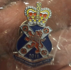 RSEA 2011 Rangers Erskine Poppy Badge Rare Original for sale on Ebay