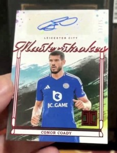 Topps Impeccable Conor Coady Auto /75 Leicester City Premier League for sale on Ebay