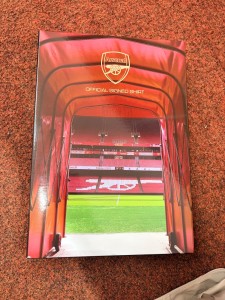 Arsenal 23/24 Home Kit - signed in box for sale on Ebay