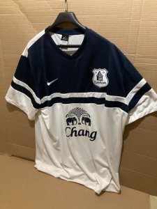 Everton FC Football Shirt 2013/14 Third Kit Nike Size 2XL for sale on Ebay