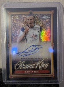 Topps 2026 Signed Gareth Bale Chrome King /10 And Maddison /99 Topps Tottenham for sale on Ebay