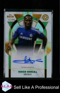 DIDIER DROGBA TOPPS 51/99 2024 DECO LEGENDS UCL CHELSEA FC ENG AUTO for sale on Ebay