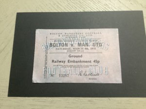 Burnley v Manchester United Ticket Stub Second Division March 8th 1975 for sale on Ebay