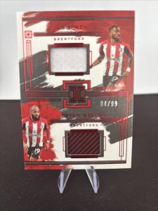 Panini Ivan Toney Bryan Mbeumo Dual Patch 2023-24 Impeccable Brentford for sale on Ebay