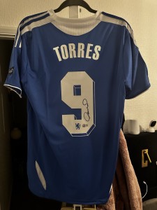 Fernando Torres Signed Shirt 2012 Champions League Final Chelsea Beckett COA for sale on Ebay