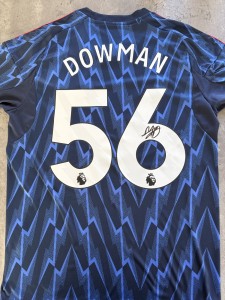 Max Dowman Arsenal 2025/26 Signed Away Shirt / Proof photo for sale on Ebay