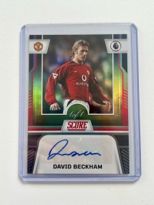 David Beckham 1/1 Auto Manchester United - Panini Premier League Score 23-24 for sale on Ebay