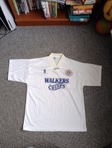 Leicester City 1992 Away Kit Retro Vintage Rare Medium / Large 42/44 White for sale on Ebay