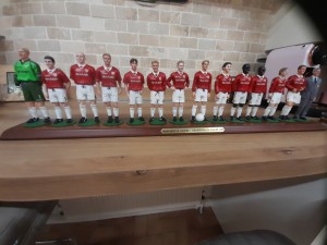  rare Danbury Mint Manchester United Treble Winners for sale on Ebay