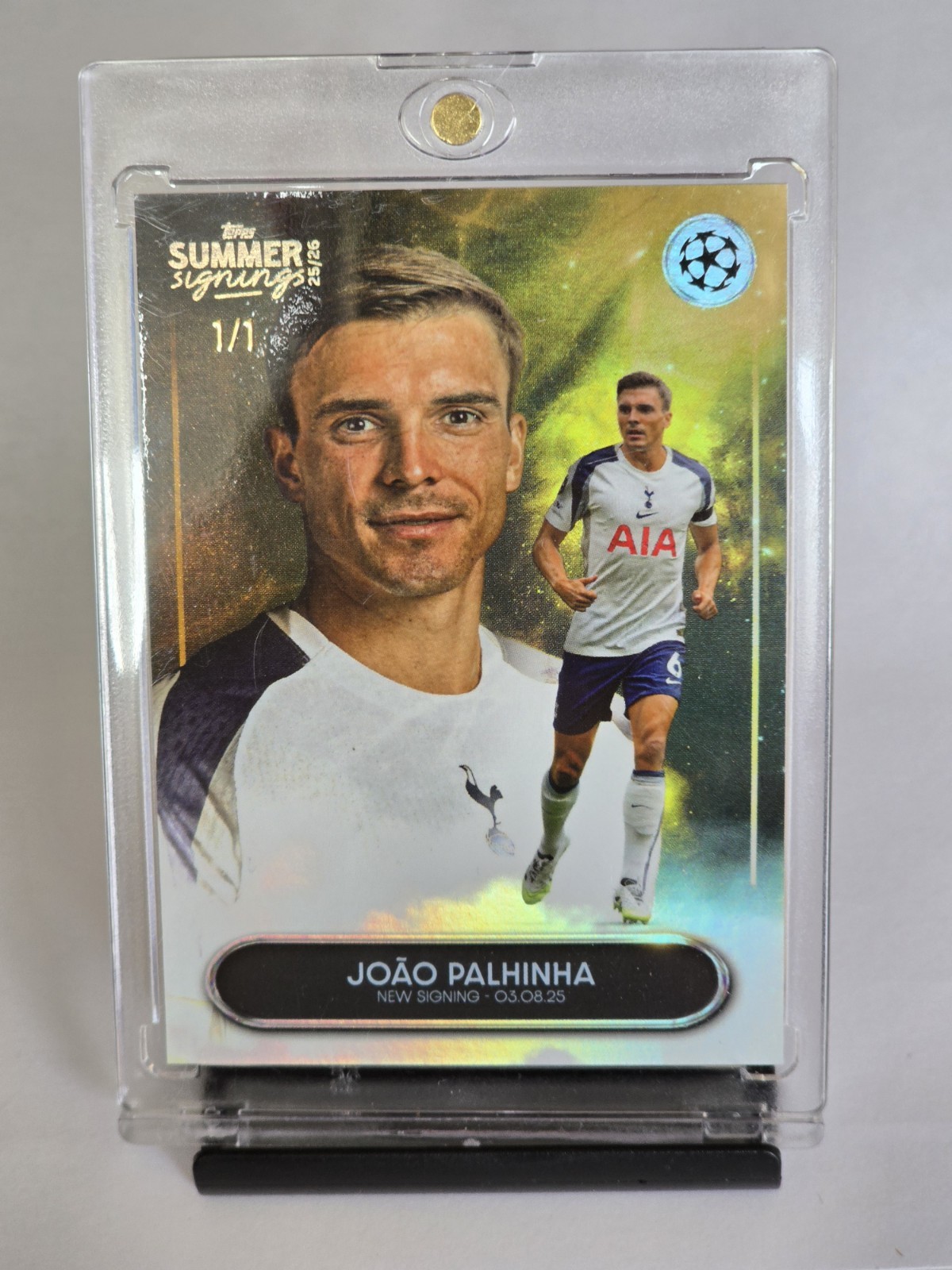 Topps UCC Summer Signings 2025 Joao Palhinha 1/1 Tottenham Hotspur for sale on Ebay