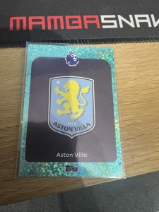 Topps 2026 Premier League Football Aston Villa Badge Card 002/499 for sale on Ebay