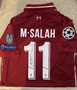 Mo Salah SIGNED Liverpool 2019 UCL Winners Shirt - Beckett Authenticated G67732 for sale on Ebay