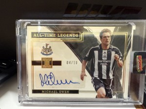 MICHAEL OWEN /10 Auto 2021-22 Panini Impeccable EPL All time Legends Newcastle for sale on Ebay