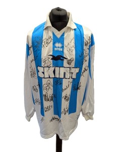 ERREA Brighton & Hove Albion 2004-05 SIGNED Bobby Zamora Home Shirt Size 3XL T19 for sale on Ebay