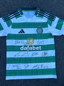 Celtic Squad Signed Home Shirt 25/26 Europa League With Proof for sale on Ebay