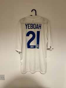 Leeds 1995/1996 Home Football Shirt, YEBOAH 21, Large for sale on Ebay
