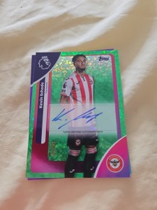Topps Premier League 2025/2026 Kevin Schade Auto Brentford 02/99 for sale on Ebay