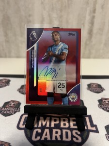 Topps Premier League 2026 - Manuel Akanji Manchester City Auto 4/5 Rare for sale on Ebay