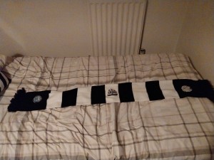 Newcastle United  3 Badge Scarf for sale on Ebay