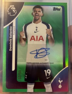 Tottenham Hotspur FC Numbered And Auto Cards Topps Premier League 2025 for sale on Ebay