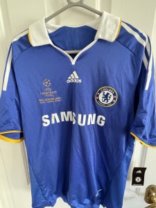 Adidas Rare Chelsea Player Issue Formation Home Shirt Champ Lge Final 2008 Lge for sale on Ebay