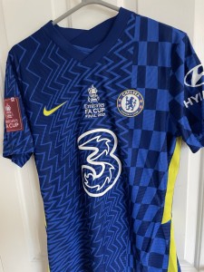Nike Chelsea Drifit Player Issue Shirt Fa Cup Final  20 Marcos Alonso Signed for sale on Ebay