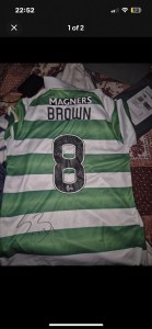 Scott Brown Signed Celtic Shirt With Proof for sale on Ebay