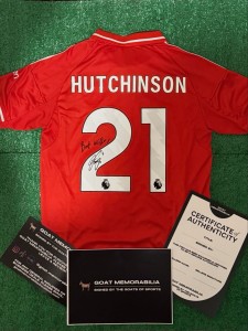 Omari Hutchinson Signed Nottingham Forest Home Shirt - Comes With Proof & COA for sale on Ebay