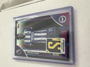 Topps Premier League 25/26 BOOKEND!Numbered 1/10 Relic Simon Adingra Brighton for sale on Ebay