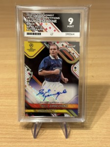 Paul Gascoigne Auto Black /10 Topps Finest UCC 2024-25 Rangers England ACE 9 for sale on Ebay