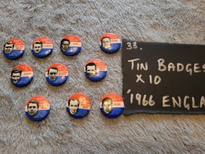 Vintage Collectors 1966 England Football Team Tin Badges. Rare. for sale on Ebay