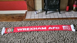 Rare Wrexham AFC ‘Back to Back to Back’ Football Match Day Scarf 8/11/25 for sale on Ebay