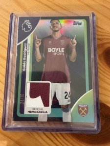 Topps 2026 Guido Rodriguez Patch /10 West Ham for sale on Ebay