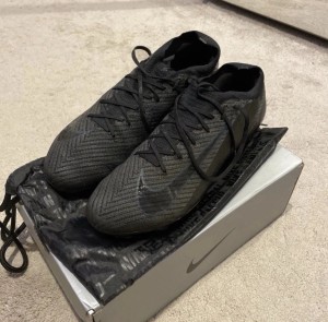 Nike Black Vapour 16 Mercurial Football Boots Uk Size 10 Elite Firm Ground for sale on Ebay