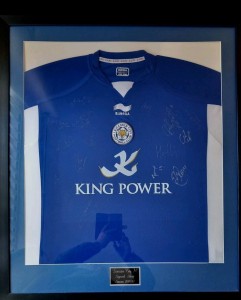 Leicester City Squad Signed Shirt Framed Display 2010/11 for sale on Ebay