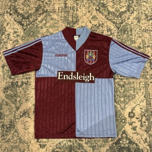 Vintage 1994/95 Burnley F.C. Home Football Shirt Jersey Adidas Retro Size Medium for sale on Ebay