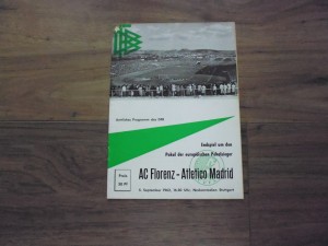 Atletico Madrid v Fiorentina European cup winners cup final replay 1962 for sale on Ebay