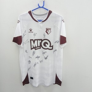 Signed Watford FC Football Away Shirt Kelme Size M White New RMF32-EH for sale on Ebay