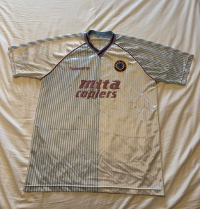 Aston Villa 1988/89 Authentic Away Hummel Shirt, Size XL VGC. for sale on Ebay