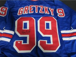 Wayne Gretzky Signed NY Rangers Jersey With COA  for sale on Ebay