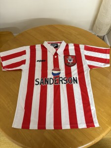 Authentic Southampton FC 95-97 Home Shirt Size M for sale on Ebay