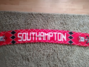 Southampton Football Scarf with Club Crest and Badge for sale on Ebay